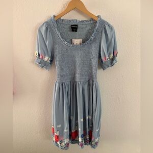 Peanuts Snoopy Floral Smock Dress - BoxLunch Exclusive, NWT, Size XS